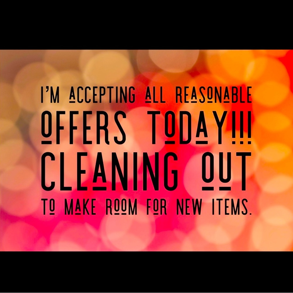 Hello All, I’m excited to accept reasonable offers.
